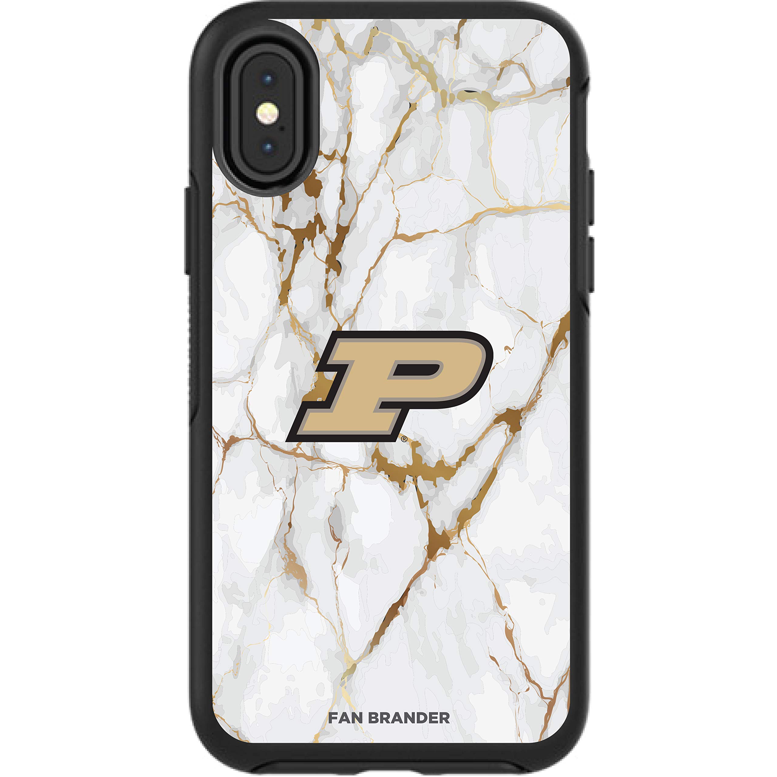 NCAA OtterBox Symmetry iPhone Case - White Marble Design for Apple iPhone | Durable Protection for Daily Use