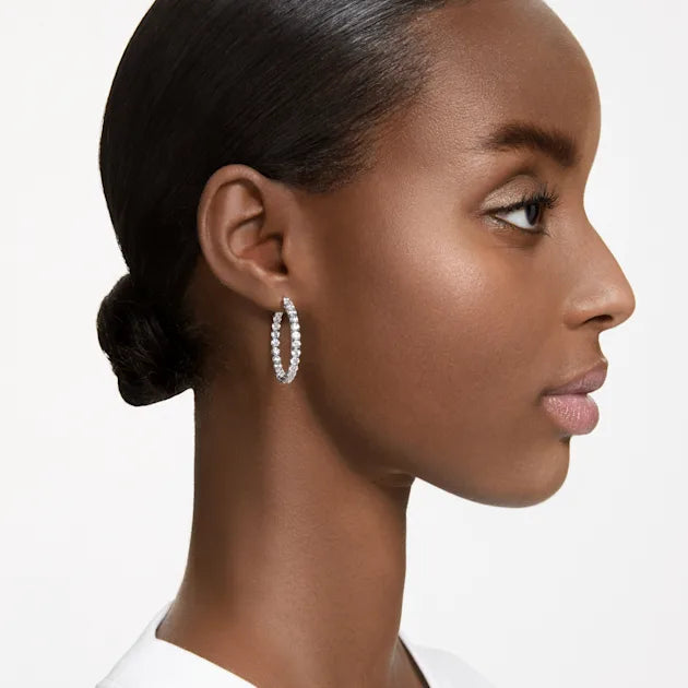 Matrix Hoop Earrings for Women - Trendy Geometric Jewelry for Everyday Wear & Special Occasions