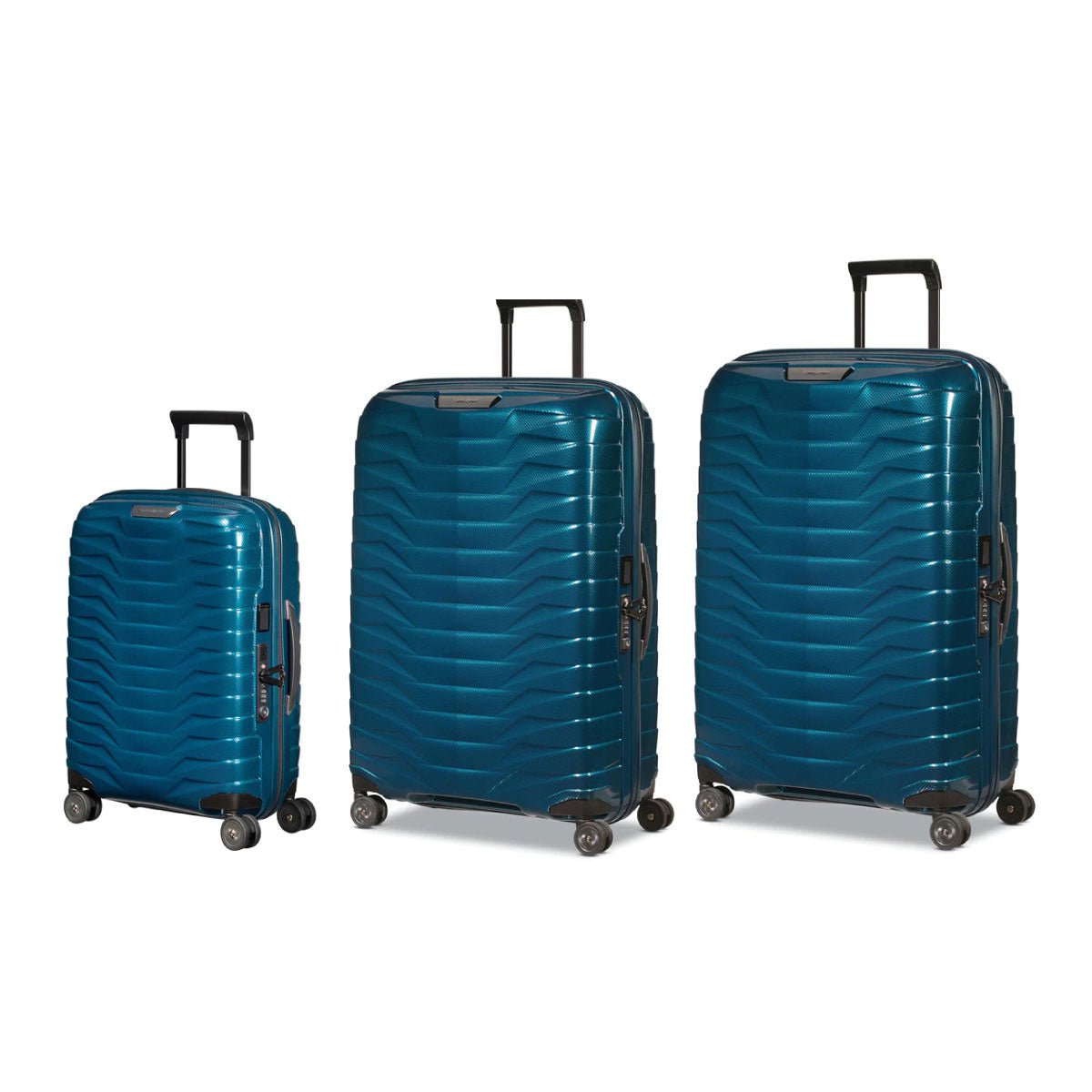 Samsonite Proxis Spinner 3-Piece Luggage Set - Lightweight Expandable Suitcase with Spinner Wheels for Business Travel & Family Vacations