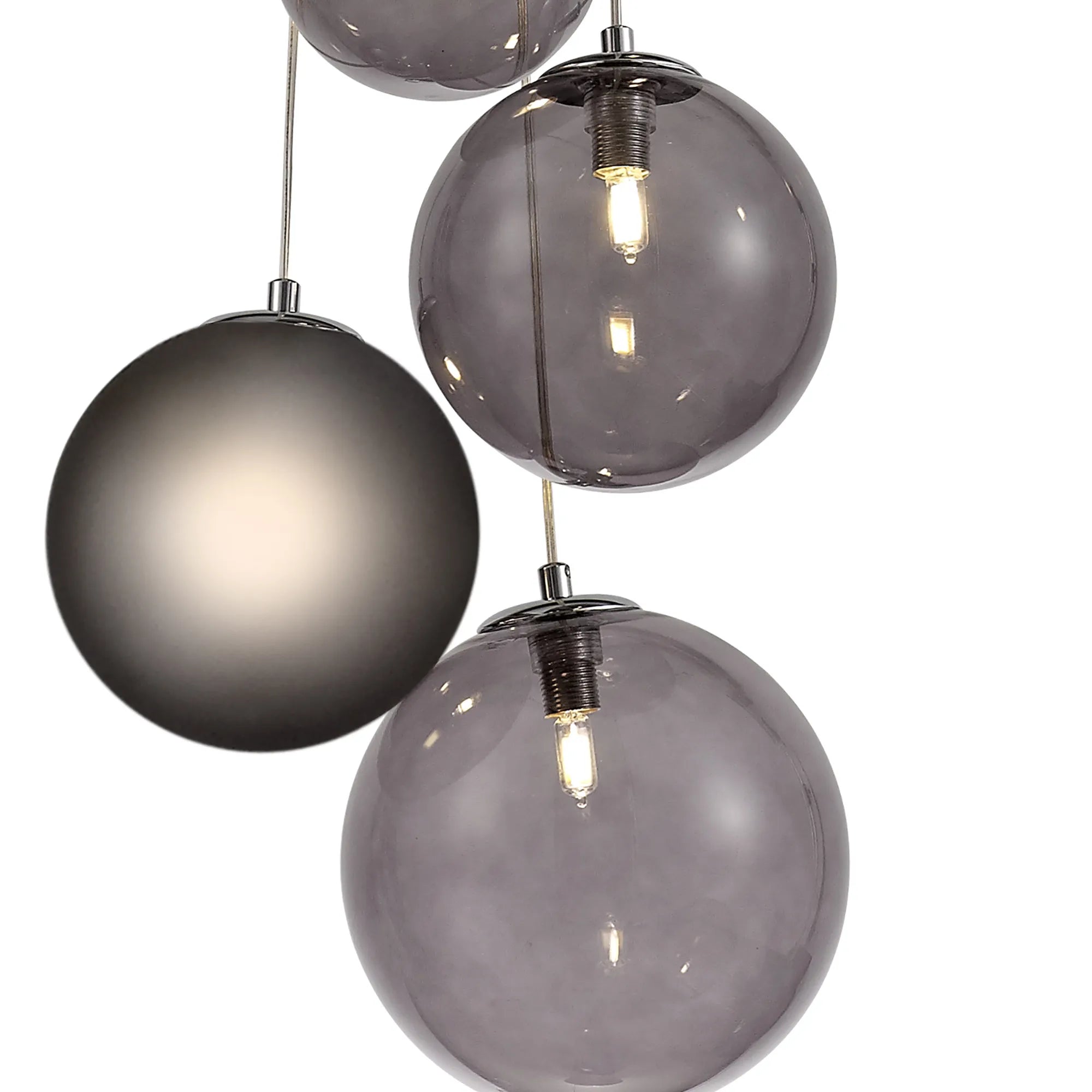 Modern Austin 5-Light Cluster Pendant with G9 Base - Elegant Ceiling Lighting for Dining Room, Kitchen Island, or Entryway