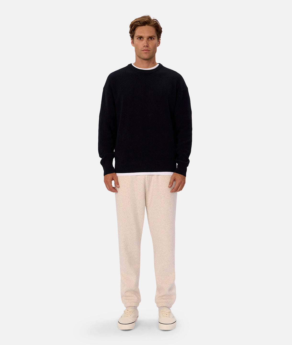The New Del Sur Marle Trackpant - Soft & Comfortable Women's Jogger Pants in Oatmeal | Perfect for Yoga, Lounge & Casual Wear