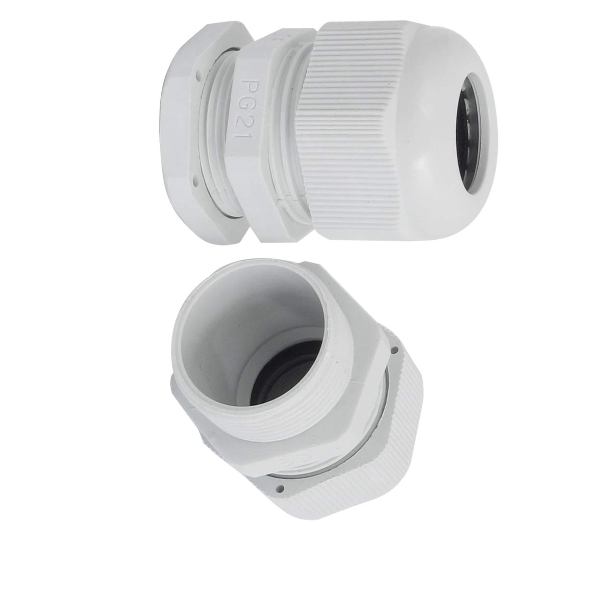 5 Pcs Waterproof PG21 Cable Glands 16-21mm for Electrical Boxes - Outdoor Use