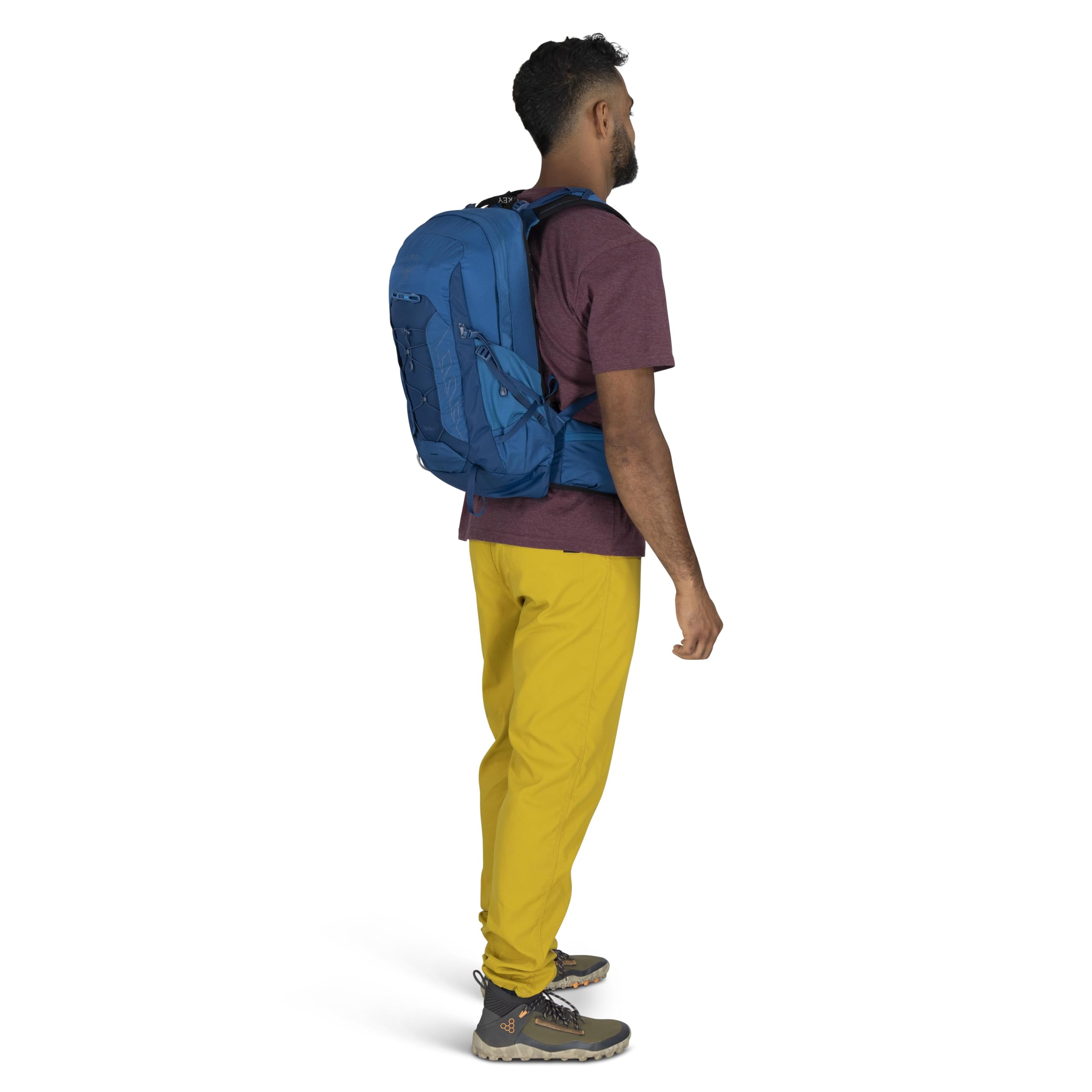 Osprey Talon 11L Men's Lightweight Hiking Backpack with Hipbelt - Frosty Mint Green/Night Shift | Perfect for Day Hikes, Trail Running & Outdoor Adventures