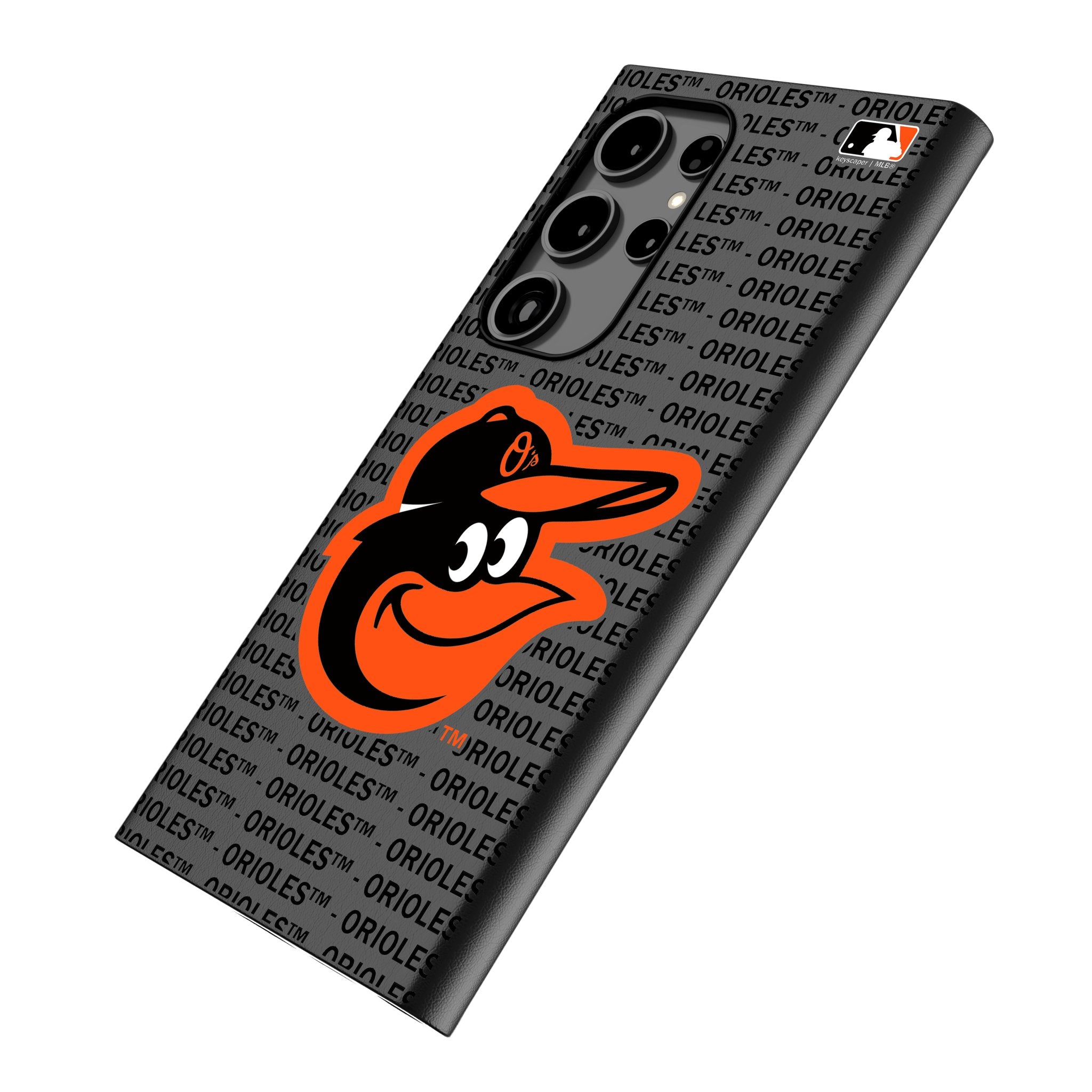 Baltimore Orioles Text Backdrop MagSafe Compatible Phone Case for Samsung Galaxy - Perfect for Baseball Fans & Game Day Support