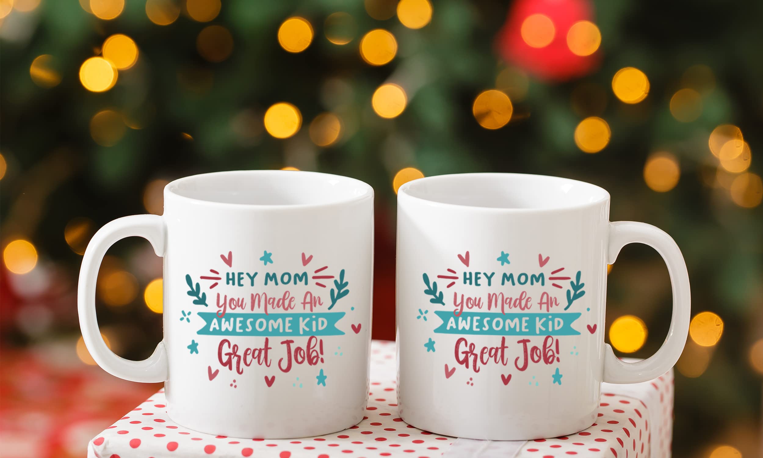 Winston & Bear Mom Coffee Mug - 11oz & 15oz Ceramic Cup with Inspirational Sayings - Funny Mother's Day & Birthday Gift for Women - Perfect for Home, Office or Gift Giving