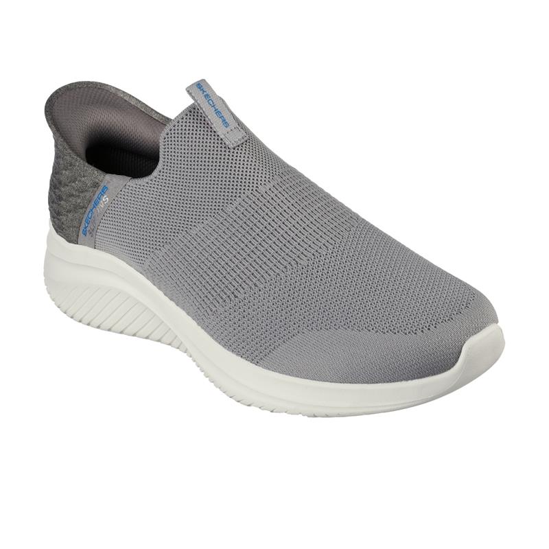 SLIP INS Ultra Flex 3.0 Shoes - Lightweight Comfortable Walking Sneakers for Men & Women - Perfect for Running, Gym Workouts & Everyday Wear (Gray)