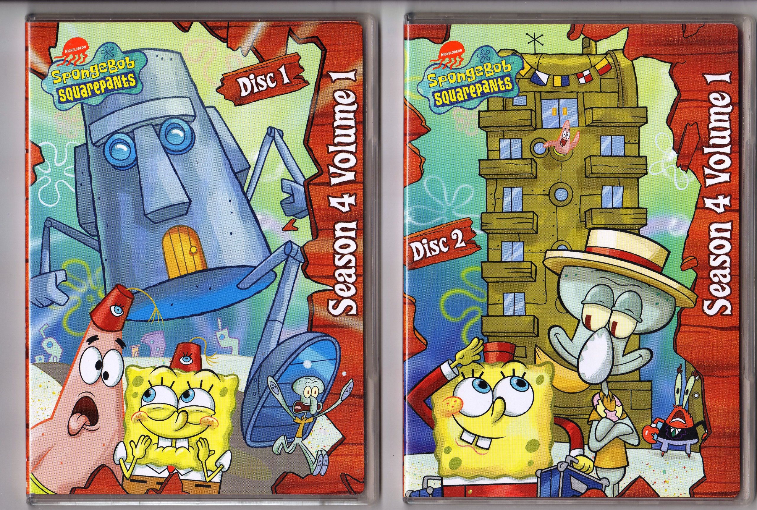 SpongeBob SquarePants Season 4 Volume 1 DVD - Classic Cartoon Comedy for Kids & Adults - Perfect for Family Movie Nights & Birthday Gifts