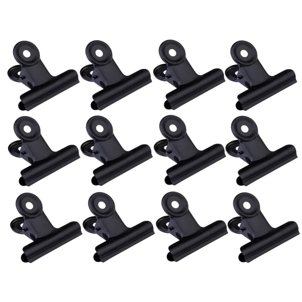 30pcs Metal Binder Clips for Office, School & Home - Heavy Duty Paper Clips, Note Clamps, Document Organizers - Perfect for Filing, Bulletin Boards & Craft Projects