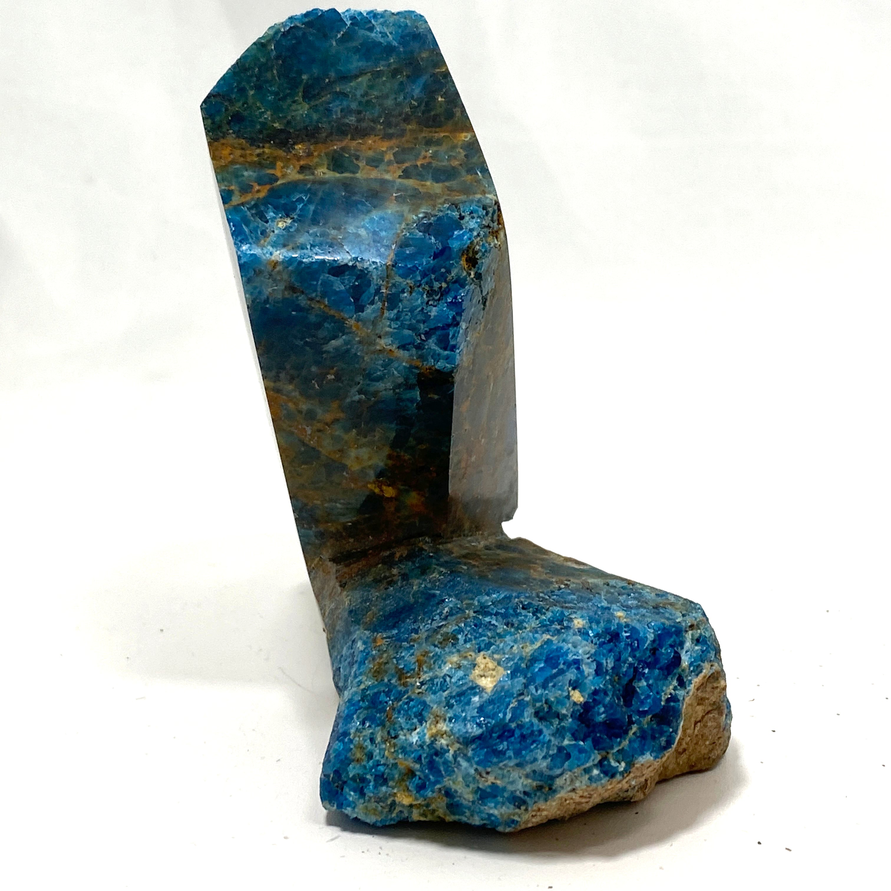 Natural Blue Apatite Freeform Stone - Healing Crystal for Meditation, Energy Work & Spiritual Growth - Perfect for Home Decor, Jewelry Making & Reiki Practice