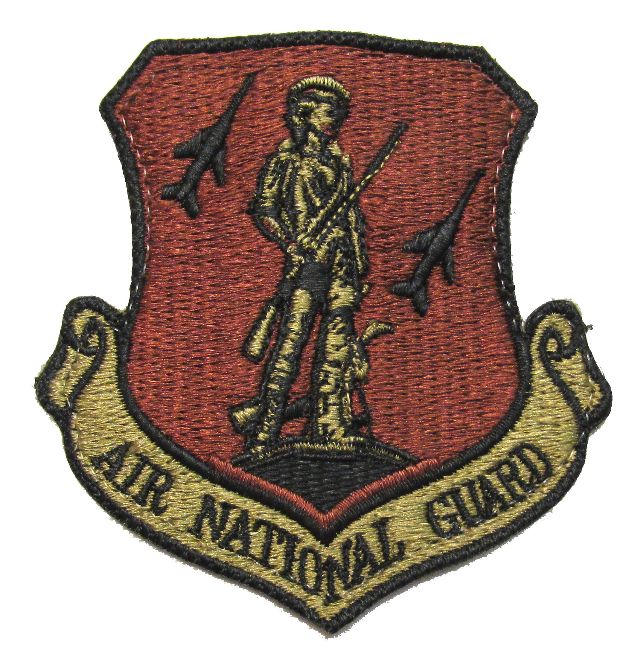U.S. Air Force Air National Guard OCP Patch - Spice Brown | Military Uniform Accessory | Tactical Gear for Air Force Enthusiasts & Collectors