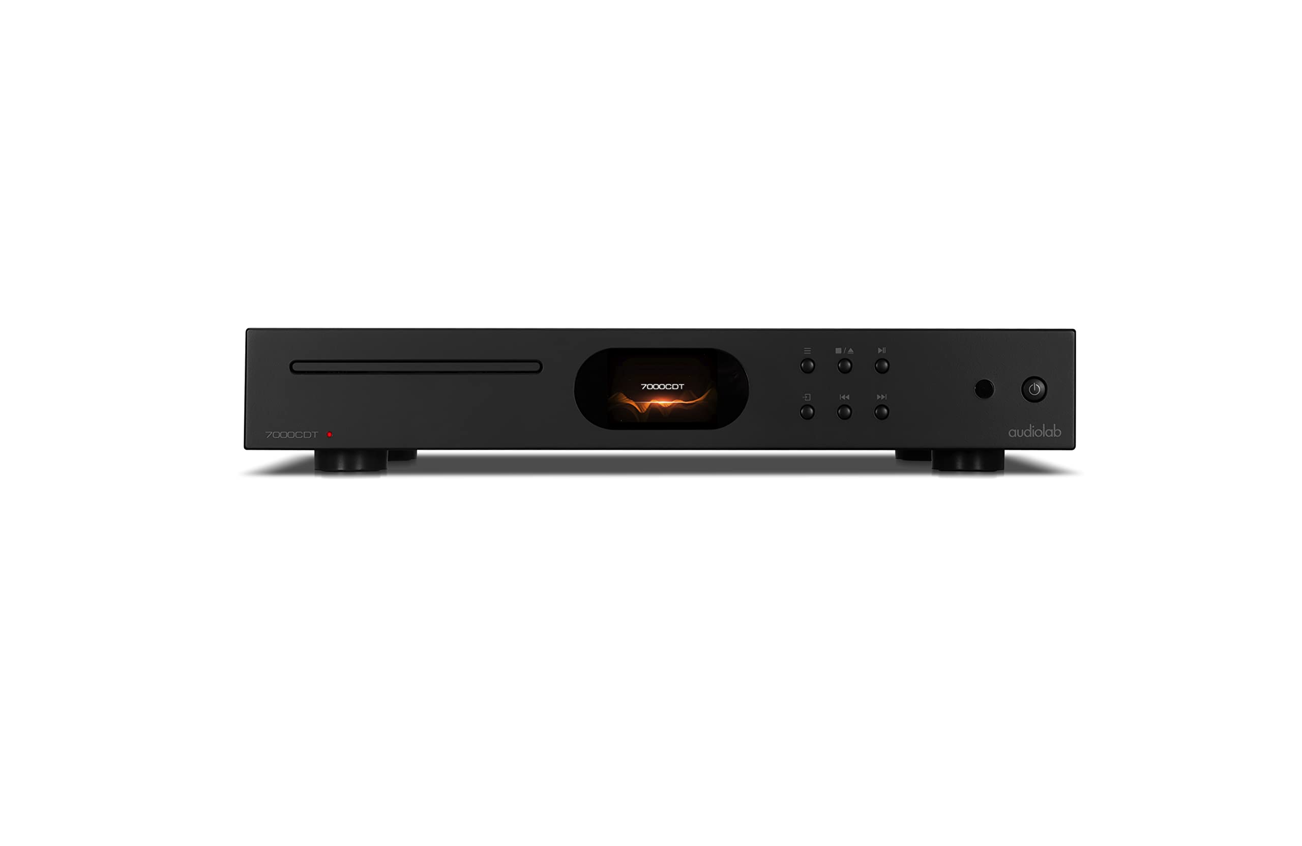 Audiolab 7000CDT CD Transport Player - High-End Aluminum Black CD Player for Audiophiles | Perfect for Home Theater & Hi-Fi Music Systems