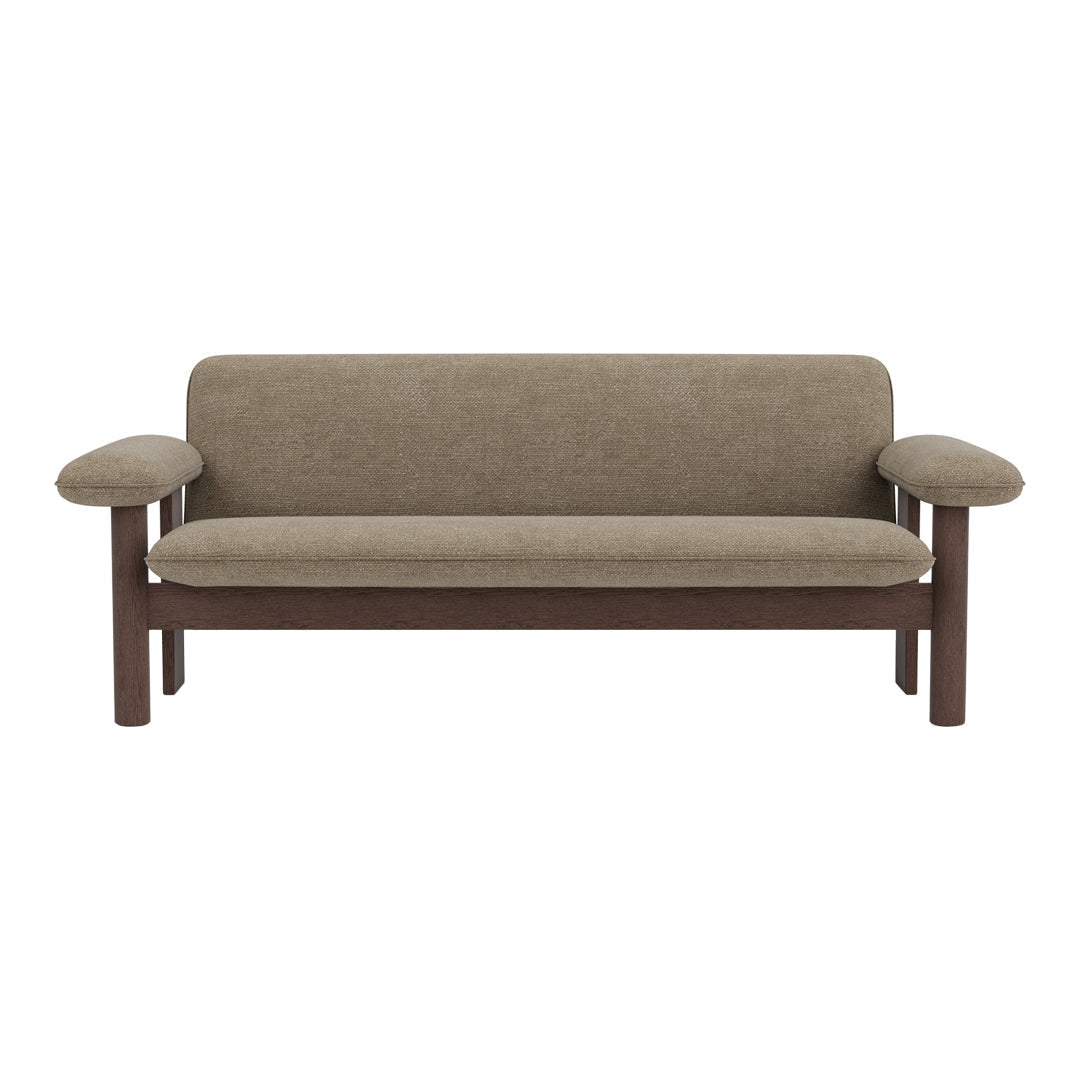 Brasilia 2-Seater Sofa - Modern Mid-Century Loveseat for Small Spaces | Perfect for Apartments, Living Rooms & Cozy Corners