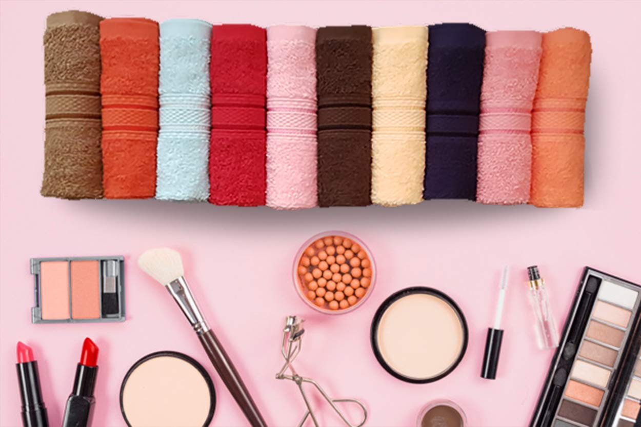 Premium Luxury Cotton Face Towel Set - Ultra Soft & Highly Absorbent 500 GSM Hankies (5 Colors) for Spa, Travel & Daily Skincare Routine