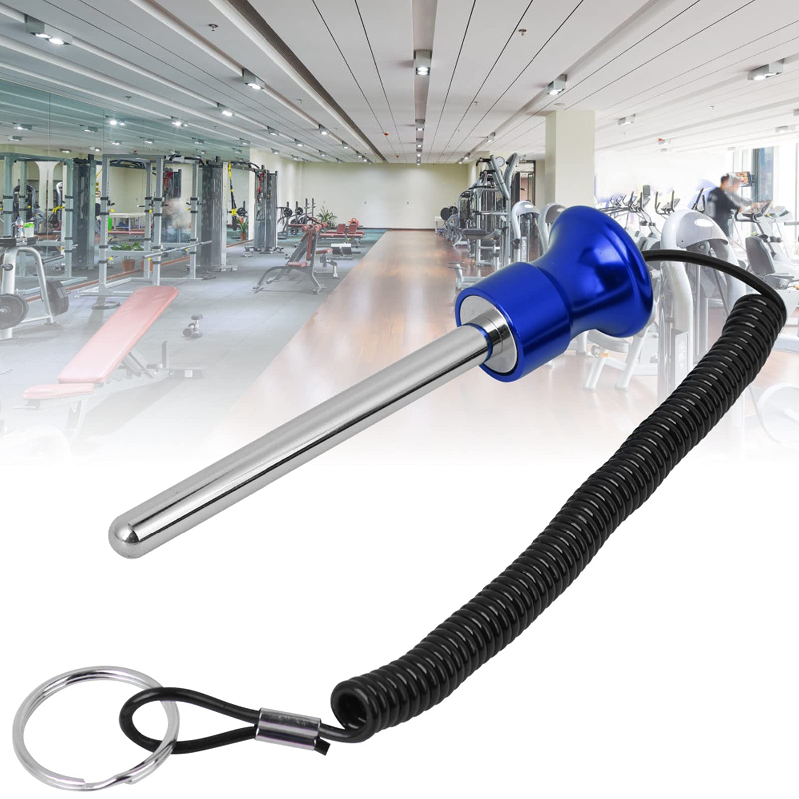 Magnetic Weight Stack Pin with Rope for Strength Training - Gym & Home Use