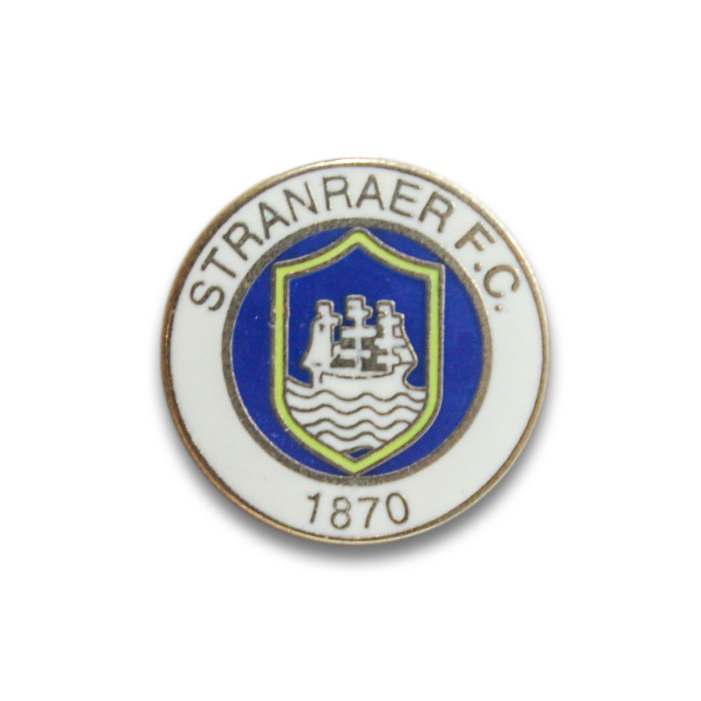 Vintage Stranraer FC Pin Badge - Collectible Soccer Club Enamel Pin for Fans, Gifts & Memorabilia - Perfect for Jackets, Hats, Bags & Display Cases