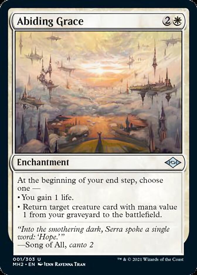 Abiding Grace [Modern Horizons 2] MTG Card - Powerful Enchantment for Commander & Modern Decks | Perfect for Lifegain Strategies and Competitive Play