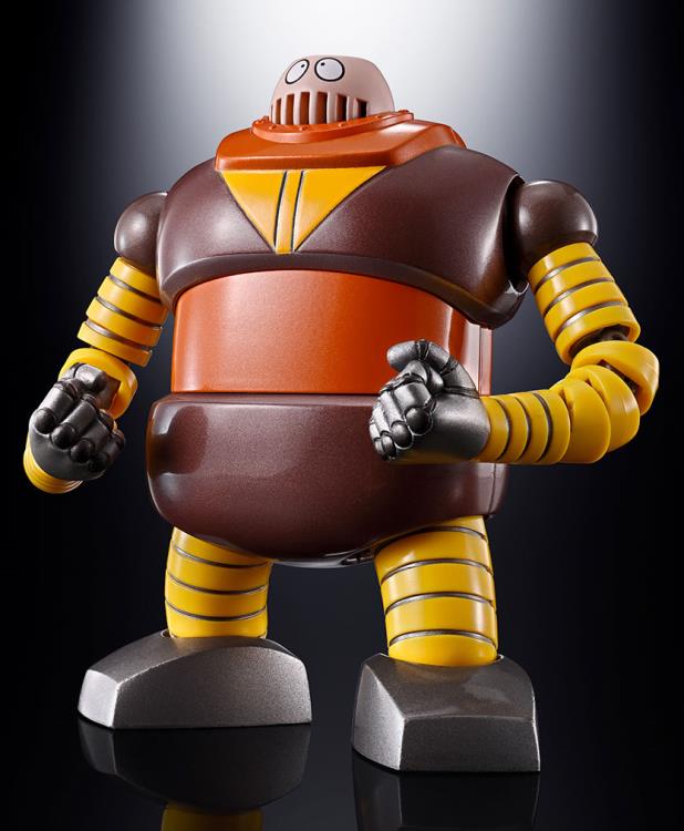 Bandai Soul of Chogokin GX-10R Boss Borot Mazinger Z Die-Cast Metal Action Figure - Collectible Robot Toy for Anime Fans & Display