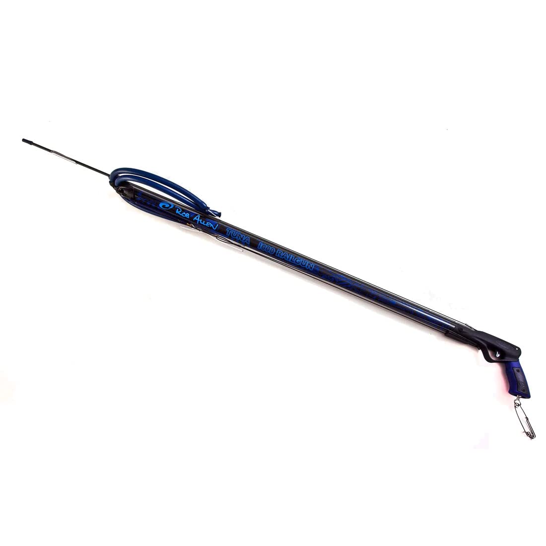 Rob Allen Aluminum Tuna RAILGUN Speargun with Open Muzzle - 90cm/110cm/120cm/130cm/140cm - Professional Spearfishing Gear for Ocean & Reef Hunting