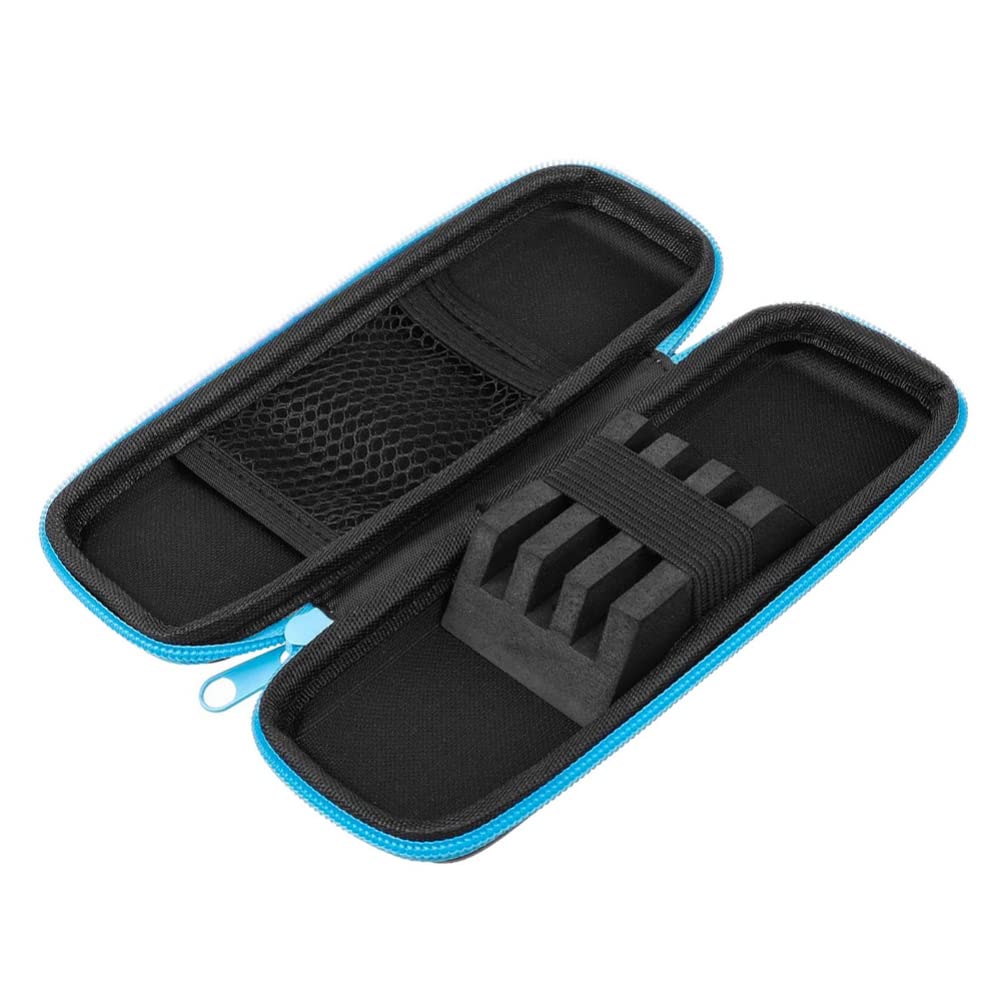 INOOMP PU Leather Dart Storage Case - Portable Hard Carrying Box for Steel Tip & Soft Tip Darts - Perfect for Travel, Bars, and Home Game Rooms