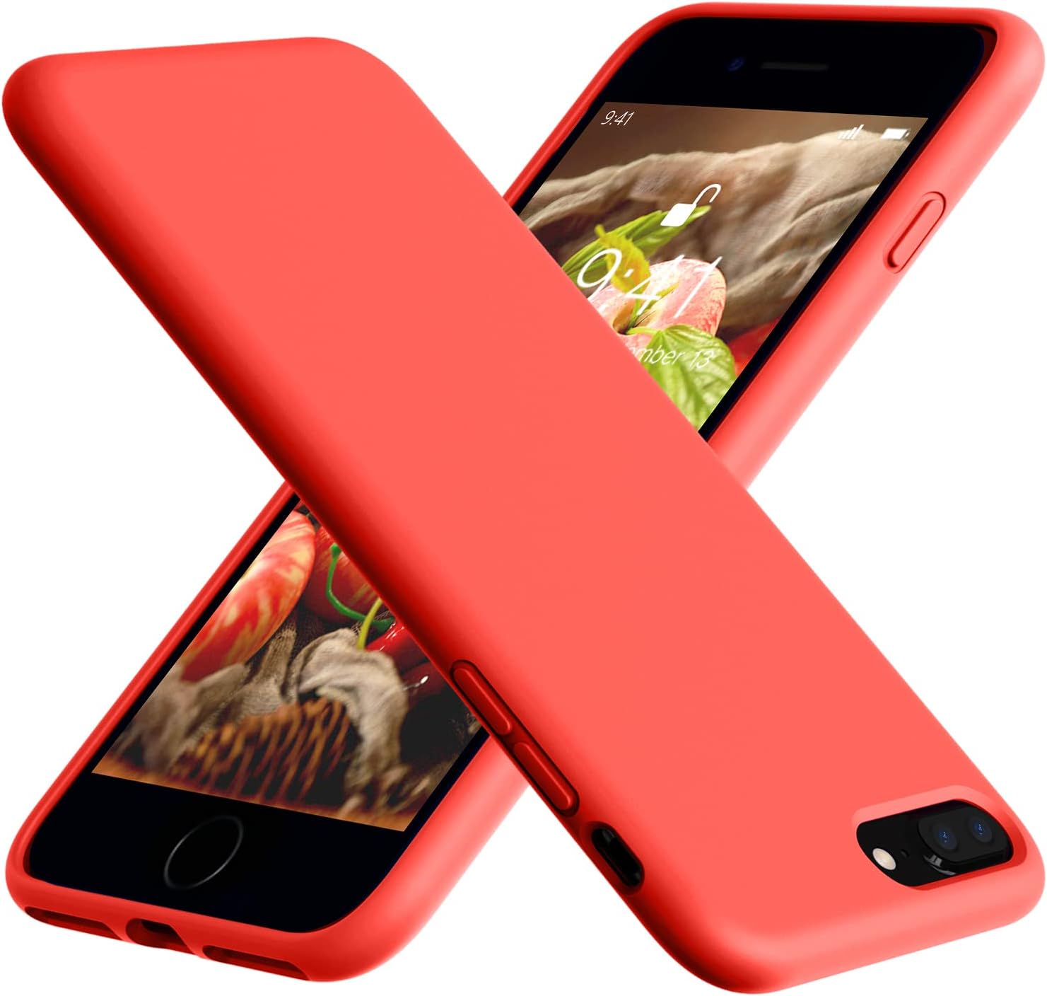 Premium iPhone Silicone Case for iPhone 7/8 & 7 Plus/8 Plus - Shockproof & Slim Protective Cover | Perfect for Everyday Use, Travel & Outdoor Activities