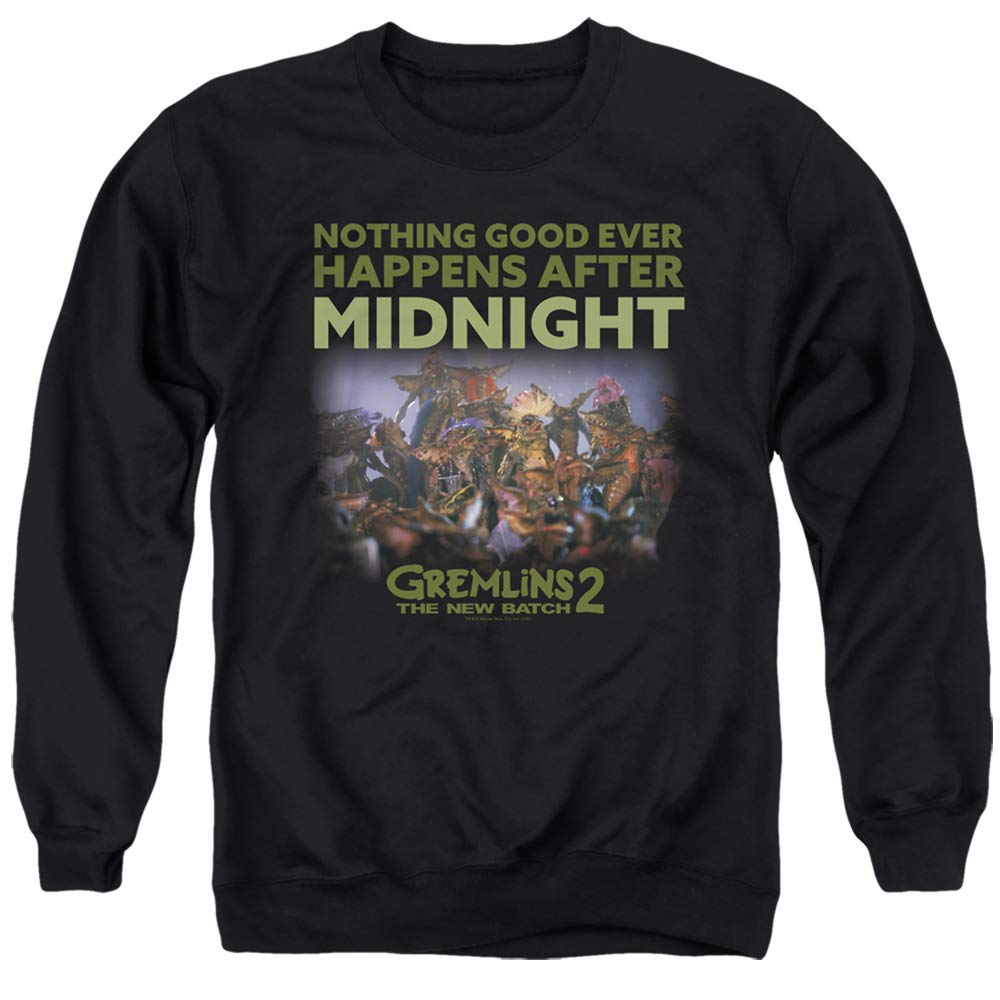 Gremlins 2 After Midnight Unisex Adult Crewneck Sweatshirt for Men & Women - Comfortable Casual Wear for Movie Nights & Halloween Costumes
