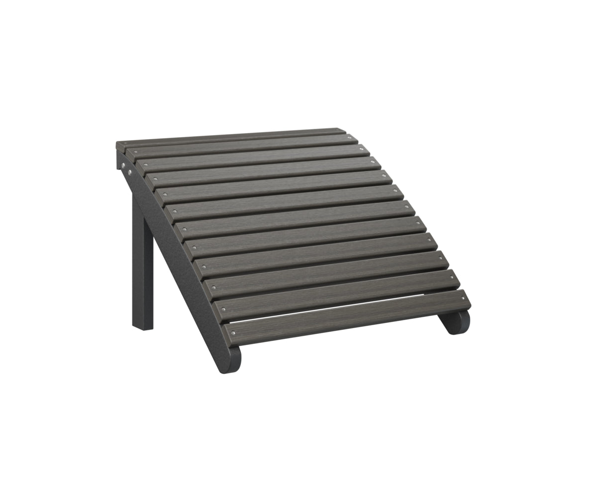 Berlin Gardens Adirondack Footstool - Outdoor Patio Furniture, Durable Weather-Resistant Wooden Ottoman for Deck, Garden & Poolside Relaxation