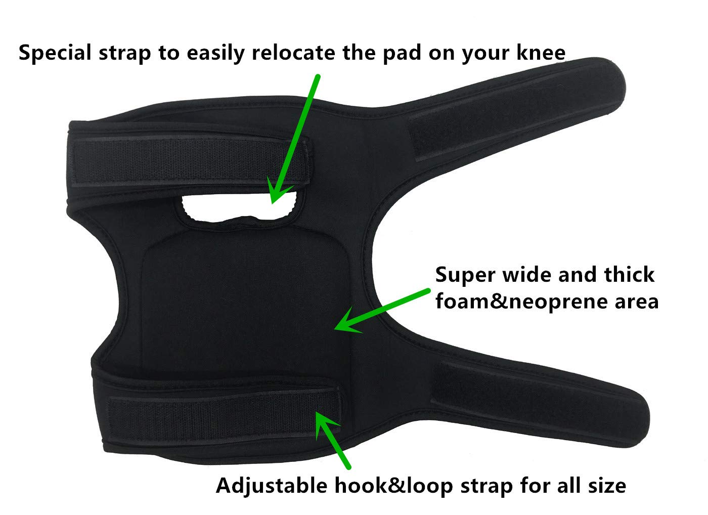 Wanty Neoprene Knee Pads for Gardening - Ultra Comfortable Water-Resistant Knee Protectors for Home Gardeners & Construction Work | Perfect for Outdoor Activities, Landscaping & DIY Projects