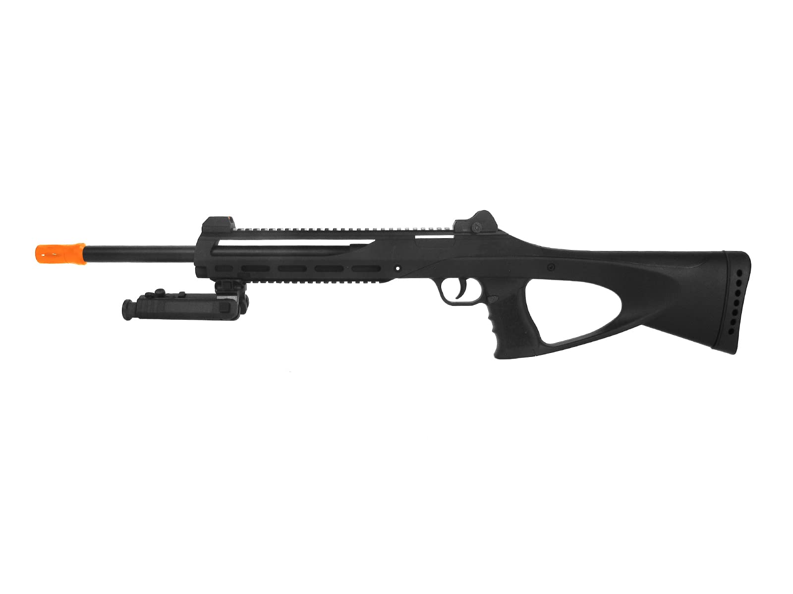 ASG TAC6 Black 6mm Airsoft CO2 Non-Blowback Rifle - High Performance Airsoft Gun for Outdoor Shooting & Tactical Training