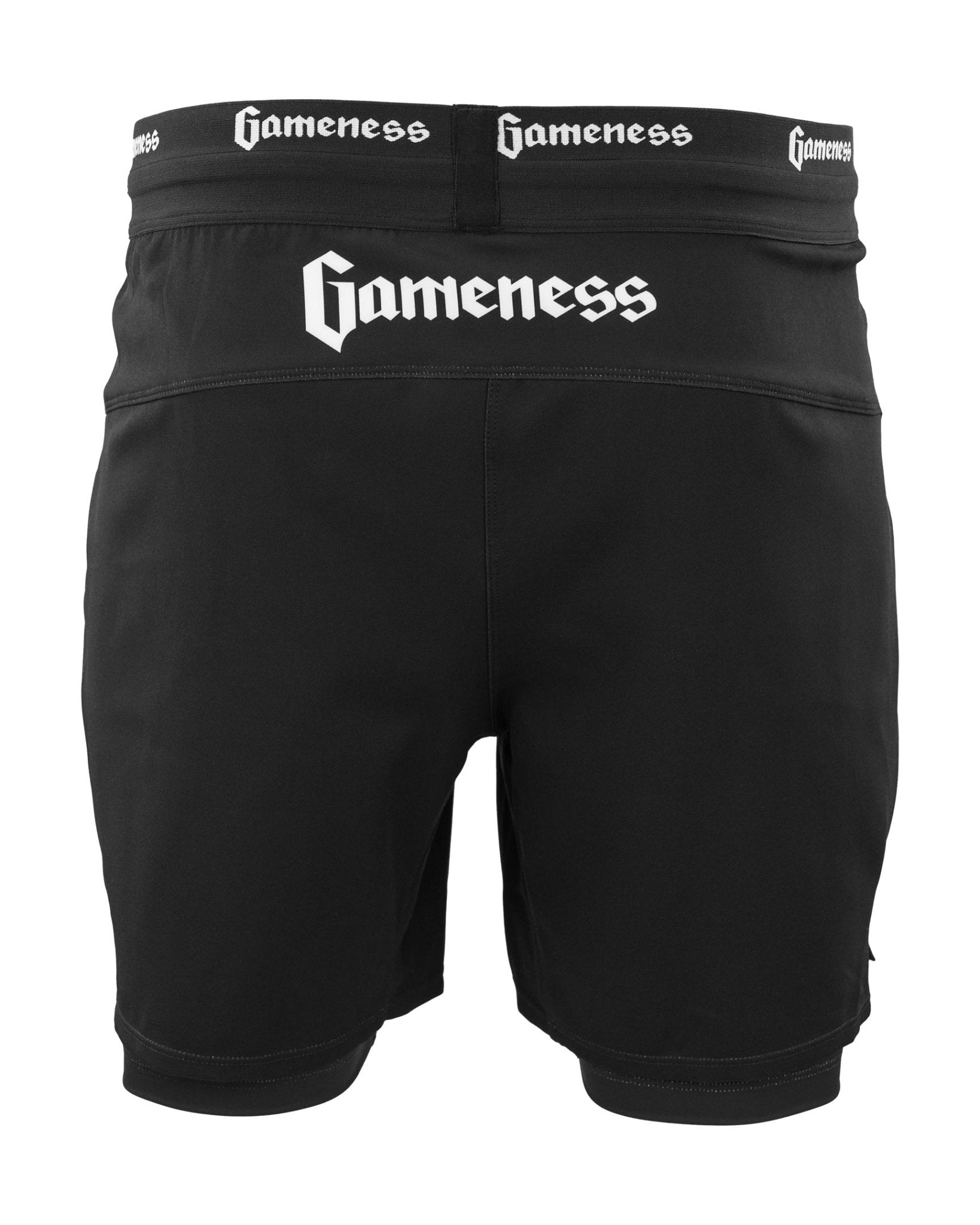Gameness Men's Pulse Lined Pro Grappling Shorts - MMA BJJ Training & Competition Fight Shorts for Grapplers