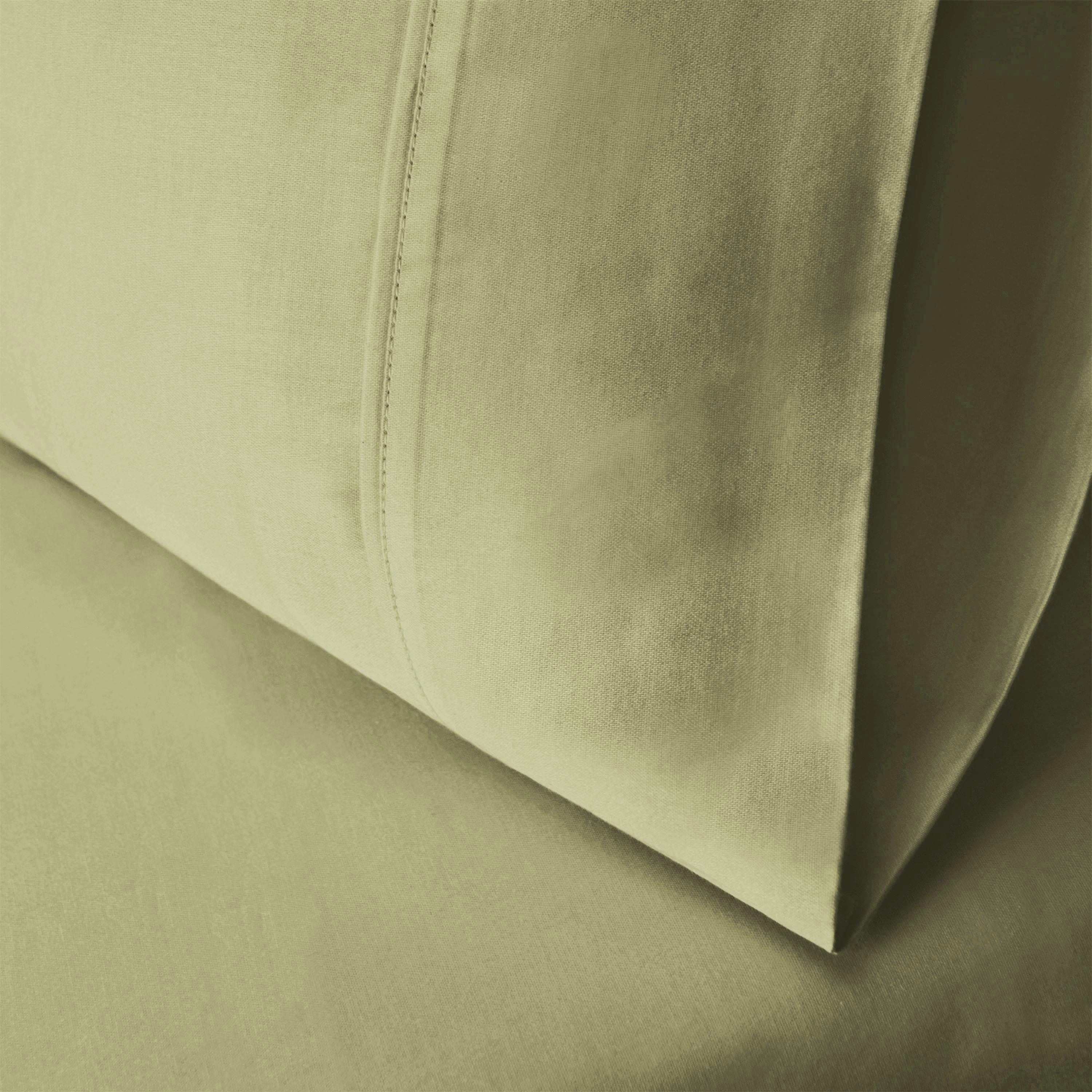 Premium 600 Thread Count Cotton Blend Pillowcase Set - Soft & Breathable for Ultimate Comfort - Perfect for Bedroom, Hotel, and Home Decor