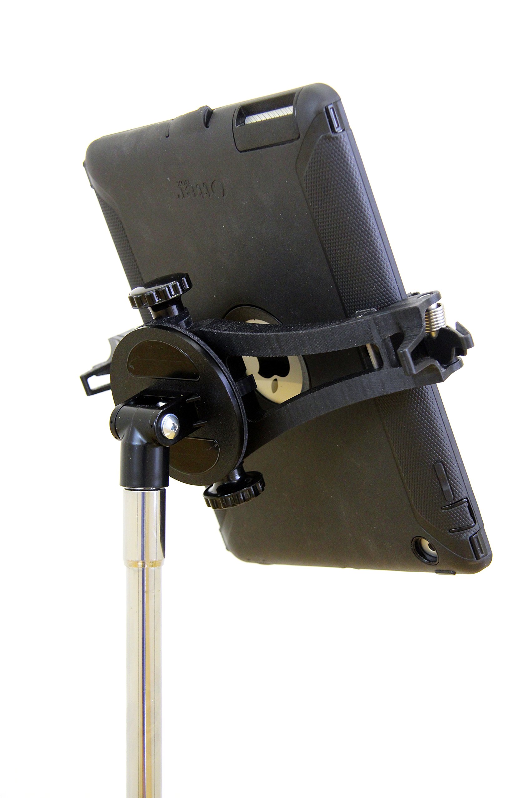 Universal Tablet Holder Stand - Adjustable & Sturdy Phone Mount for iPad, Samsung, Kindle - Perfect for Bed, Desk, Car, Kitchen & Office Use