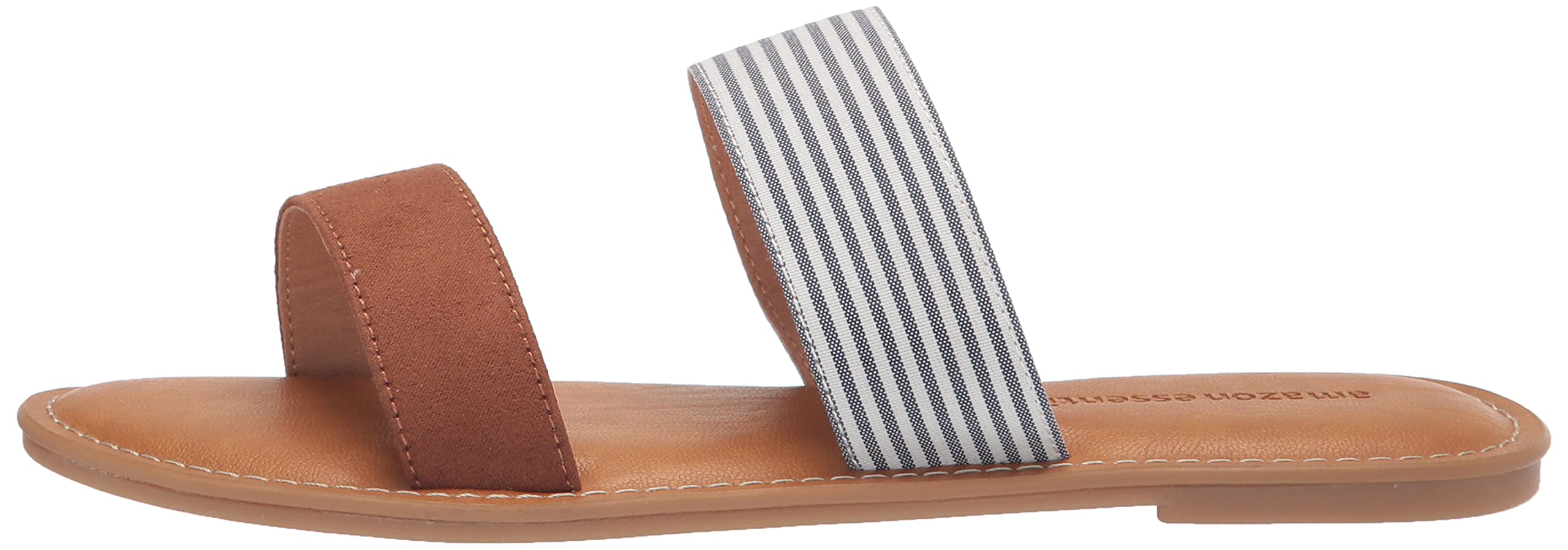 Amazon Essentials Women's Two Band Comfortable Sandals - Lightweight & Stylish Summer Footwear for Beach, Pool, and Casual Outings