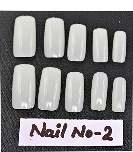 Ear Lobe & Nail Accessories - Round False Nails Set No.2 for Acrylic Nail Extensions | Perfect for Manicures, Parties & Special Occasions