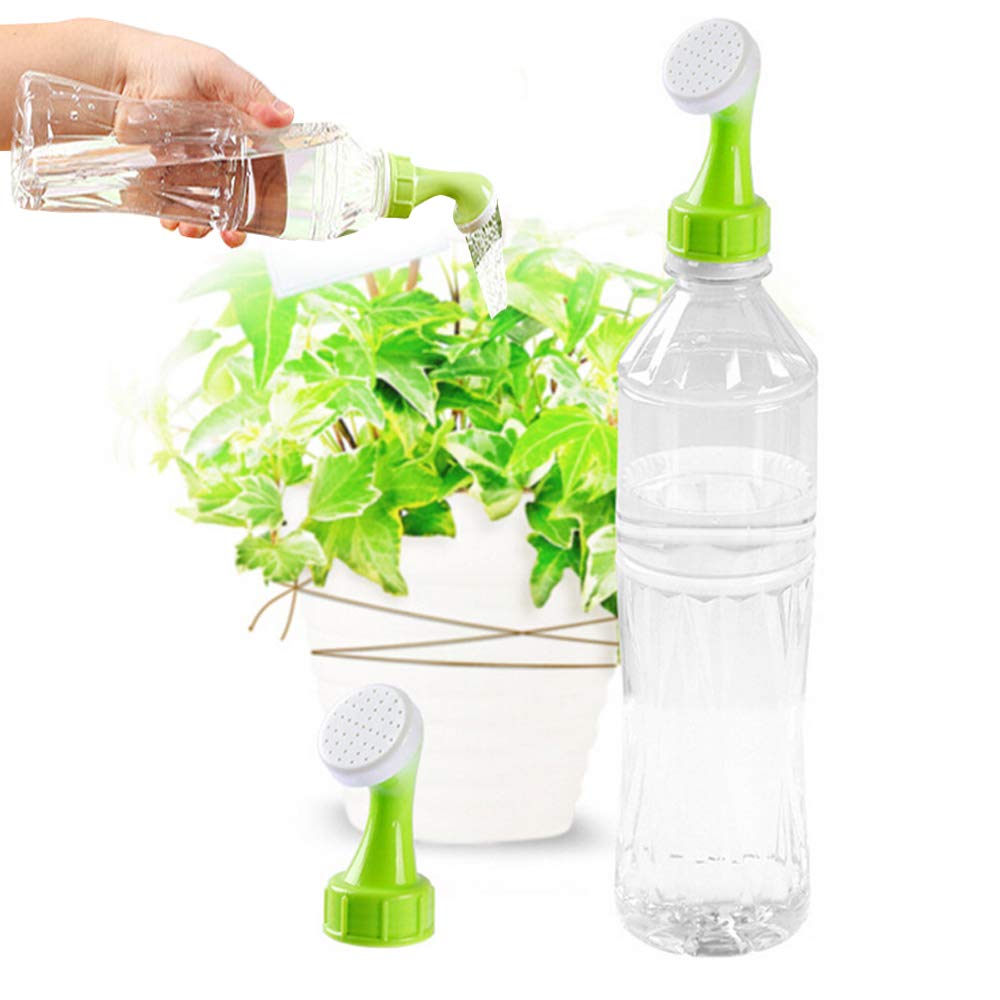**2-Pack Plastic Bottle Watering Nozzle - Plant Sprinkler Spout Spray Adapter for Gardening, Ideal for Indoor/Outdoor Plants, Flowers, and Small Gardens**