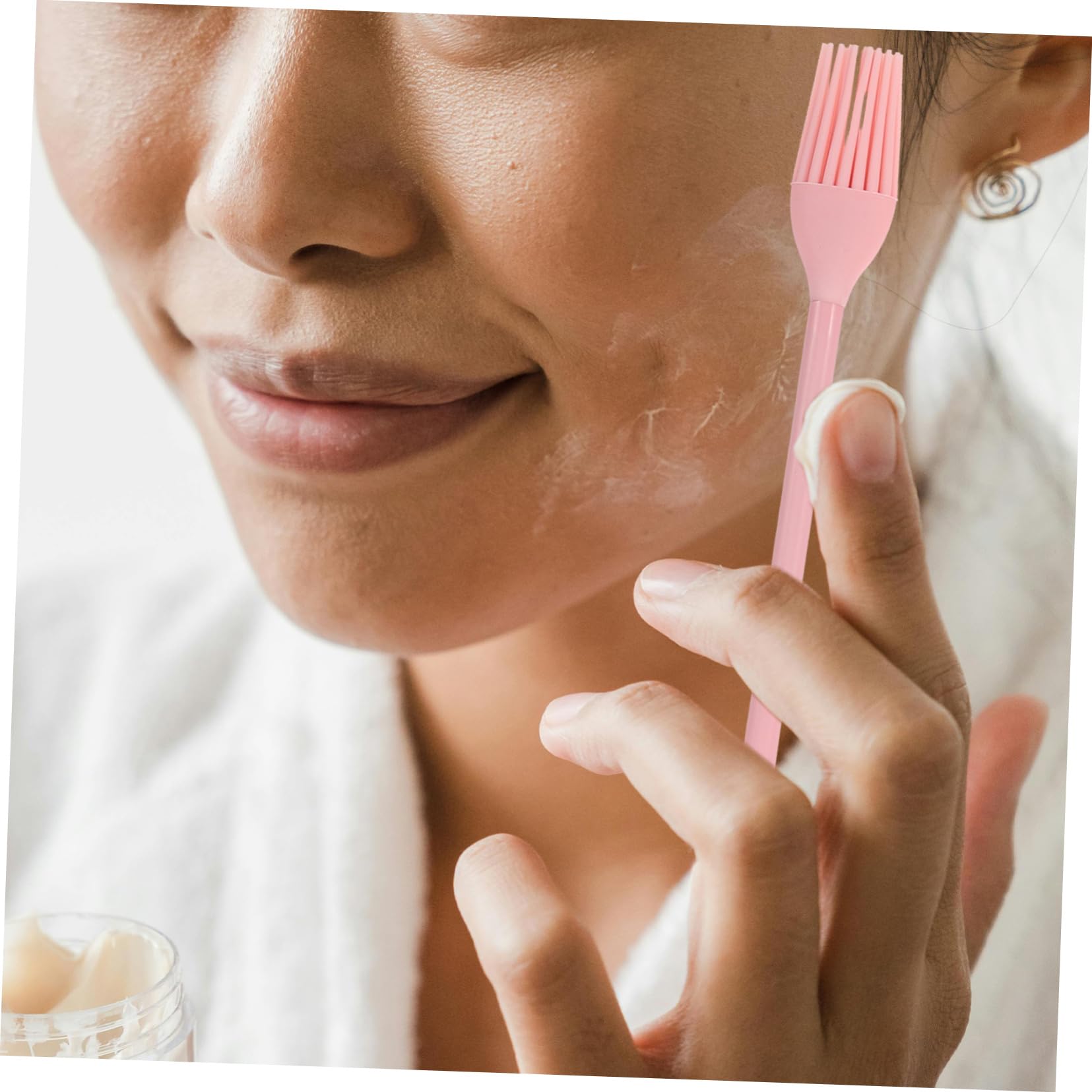 iPetboom Retractable Makeup Spatula Set - Pink Stainless Steel Cosmetic Scoop & Lotion Spatula for Skincare, Foundation, Creams | Perfect for Travel, Salon, Home Beauty Routine