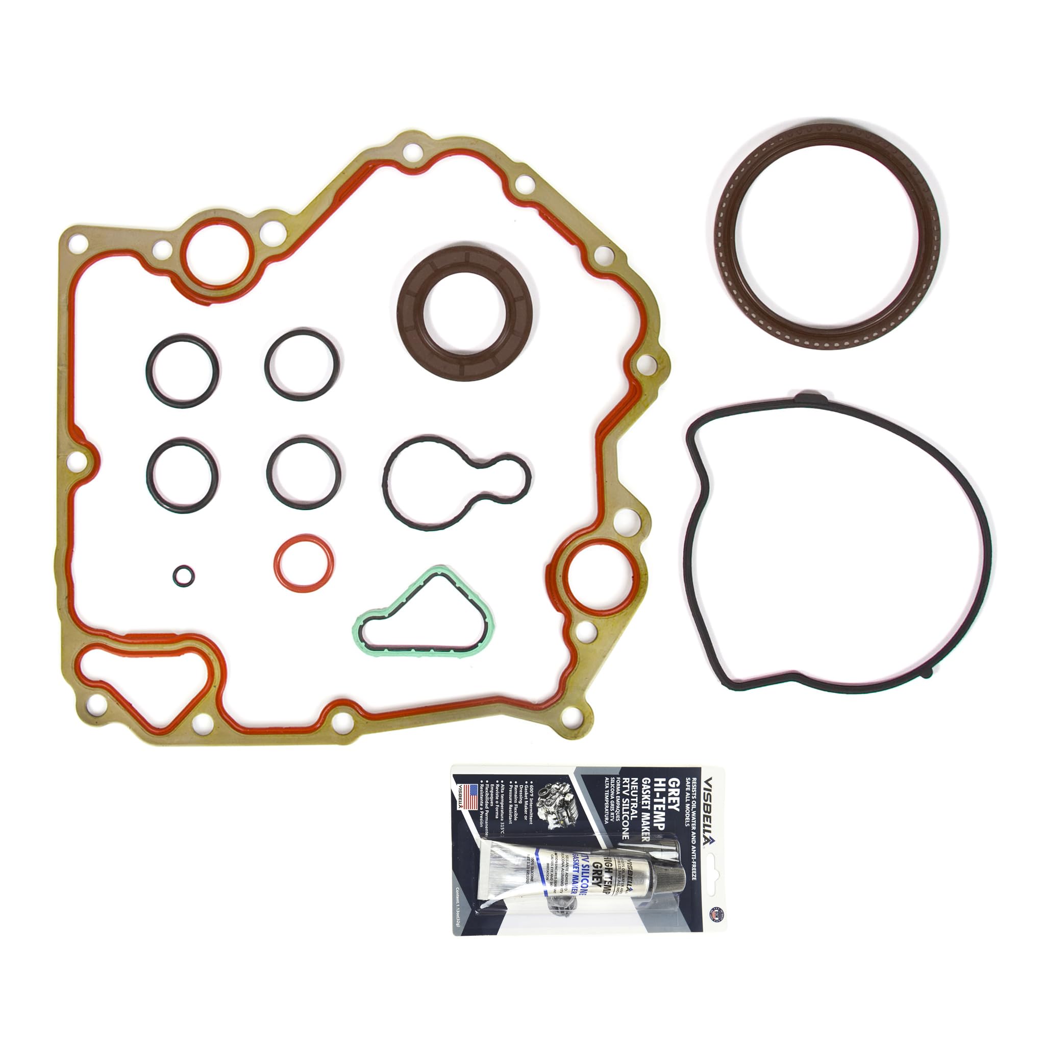 MA-4216925106 Full Gasket Set with Head Bolts for 08-10 Dodge Durango Dakota Jeep Commander 4.7L V8 Engine - Perfect for Engine Rebuild & Head Gasket Replacement