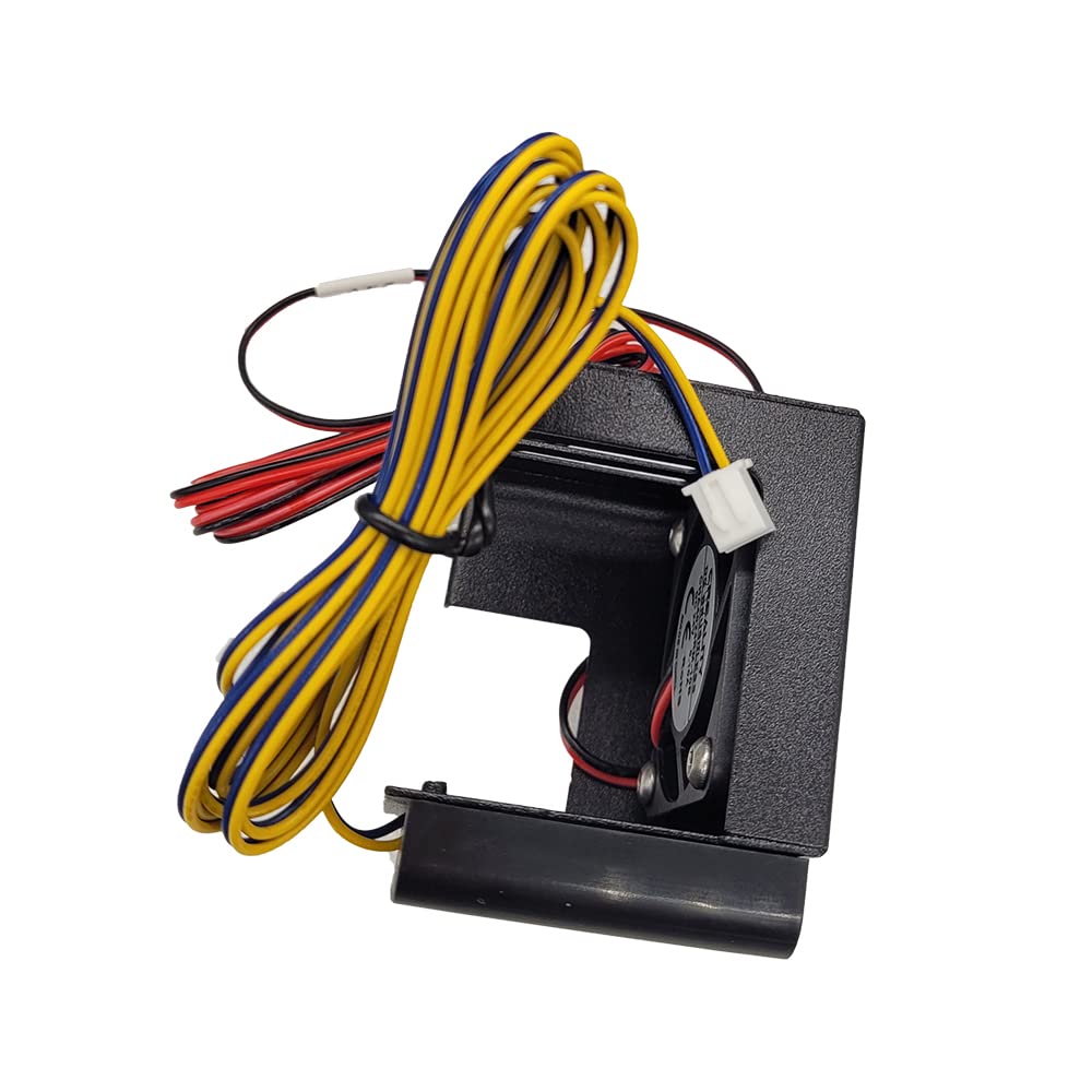 High Performance 3D Printer Extruder Upgrade Kit - 24V Metal Cooling Fan Cover & Print Head Fan Duct with Fan for Ender 3/Ender 3 Pro - Perfect for DIY Repairs & High-Temperature Printing Scenes