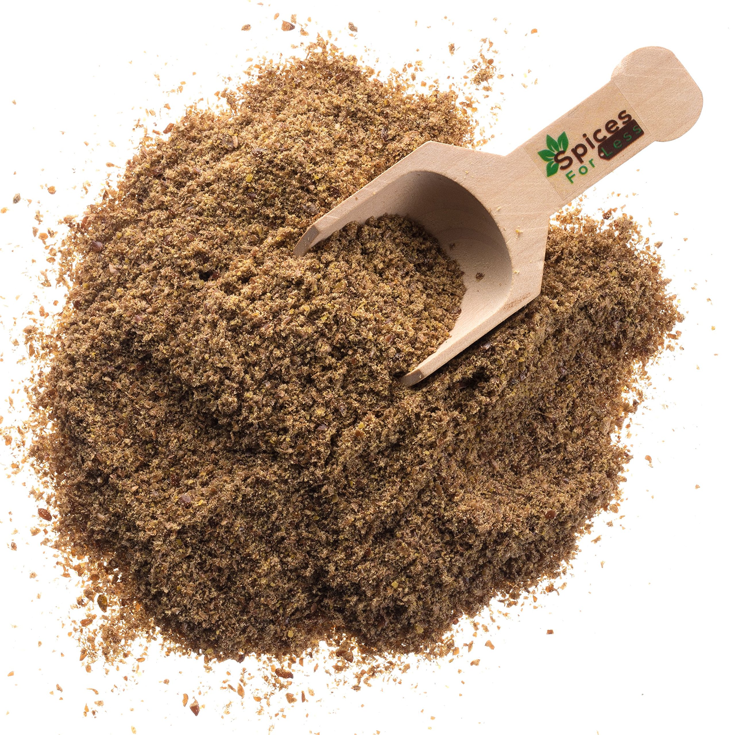 Organic Ground Flax Seeds - 50 lbs Bulk Bag | High in Omega-3 & Fiber | Perfect for Baking, Smoothies & Healthy Recipes