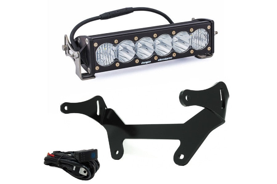 Ford Bronco Baja Designs OnX6+ LED 10 Inch Shock Mount Light Bar Kit - Amber Off-Road Lighting for Can-Am Maverick X3 - Perfect for Night Trail Riding & Off-Road Adventures