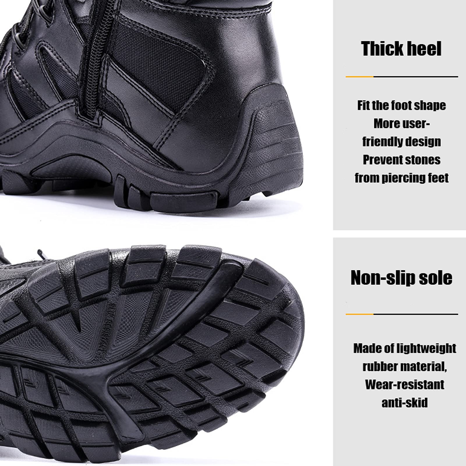 Men's Anti-Slip Hiking Boots - Waterproof Trekking Shoes for Outdoor Camping, Backpacking & Mountain Climbing | High Ankle Support Hiking Shoes for Men | Perfect for Trail Walking, Adventure Travel & Outdoor Sports