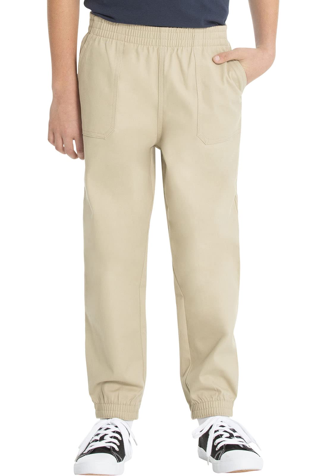 **Kids' School Uniform Pants - Comfortable Pull-On Design for Boys & Girls - Perfect for Classroom, Daily Wear & School Activities**