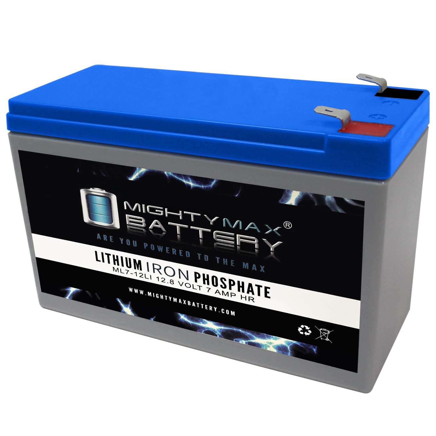 Mighty Max 12V 7AH Lithium Replacement Battery for GTO PRO SL-1000B Gate Operator - Long Lasting Power for Automatic Gate Openers, Security Systems & Solar Applications