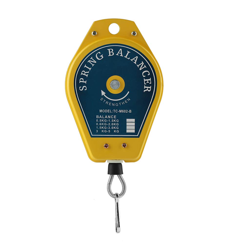 1.5Kg Heavy Duty Spring Balancer - Durable Hanging Holder for Car Manufacturing & Assembly Line - Perfect for Automotive Workshops & Factory Use