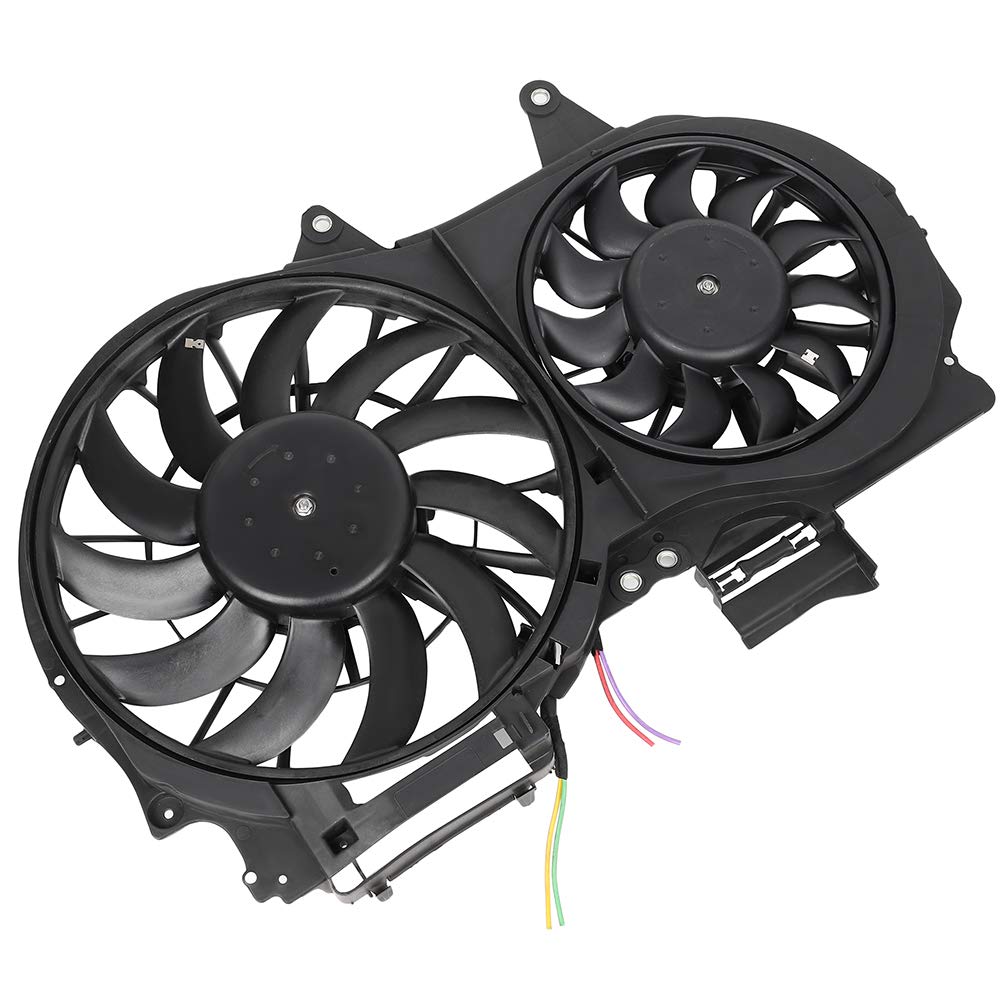 ECCPP 622540 AC Condenser Fan Assembly Replacement for Audi A4 & A4 Quattro - Perfect for Cooling System Repair & Maintenance