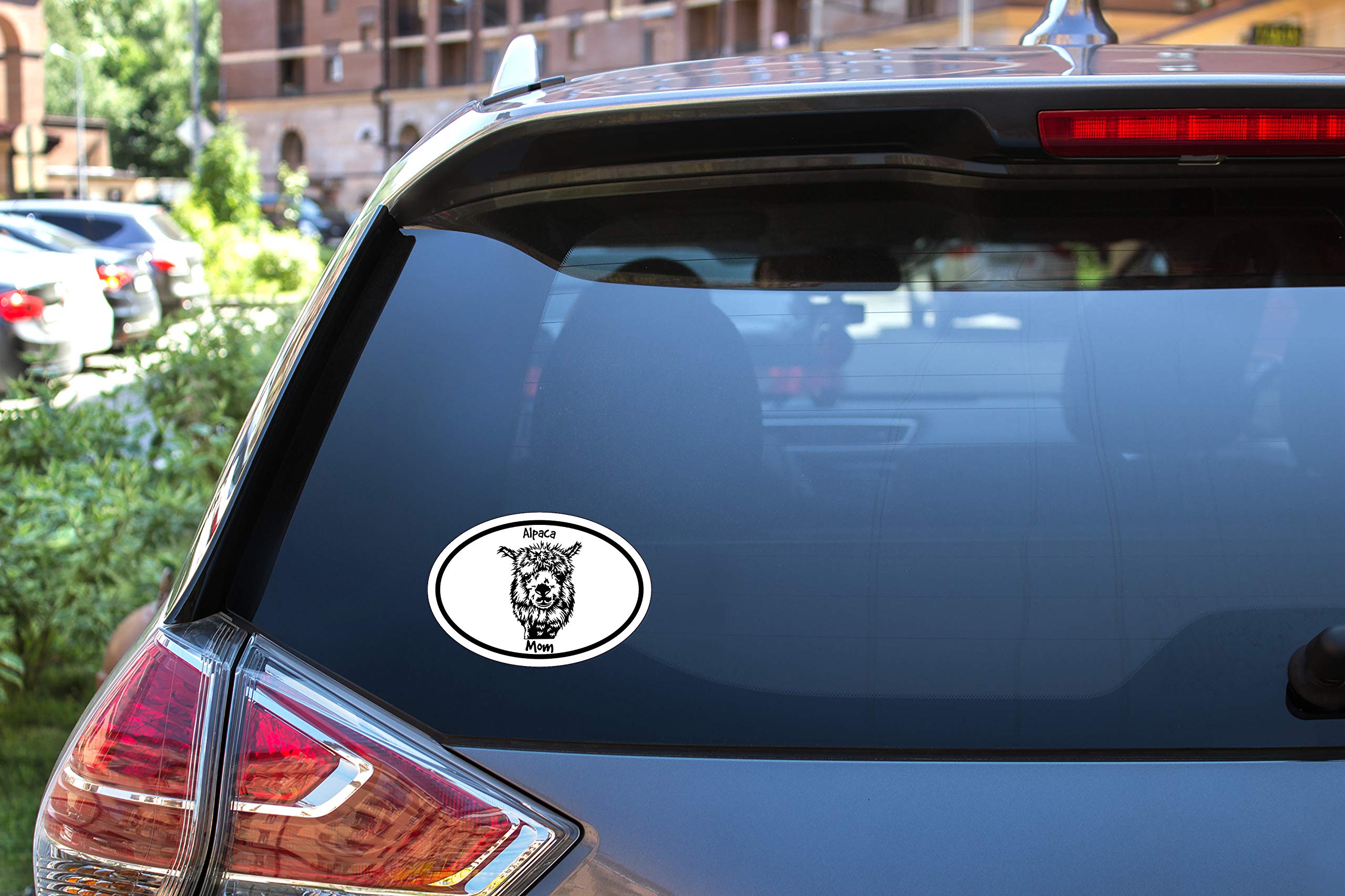 WickedGoodz Alpaca Mom Vinyl Decal - Durable Llama Bumper Sticker for Tumblers, Laptops, Cars, Home Decor - Perfect for Water Bottles, Windows, Walls & DIY Crafts