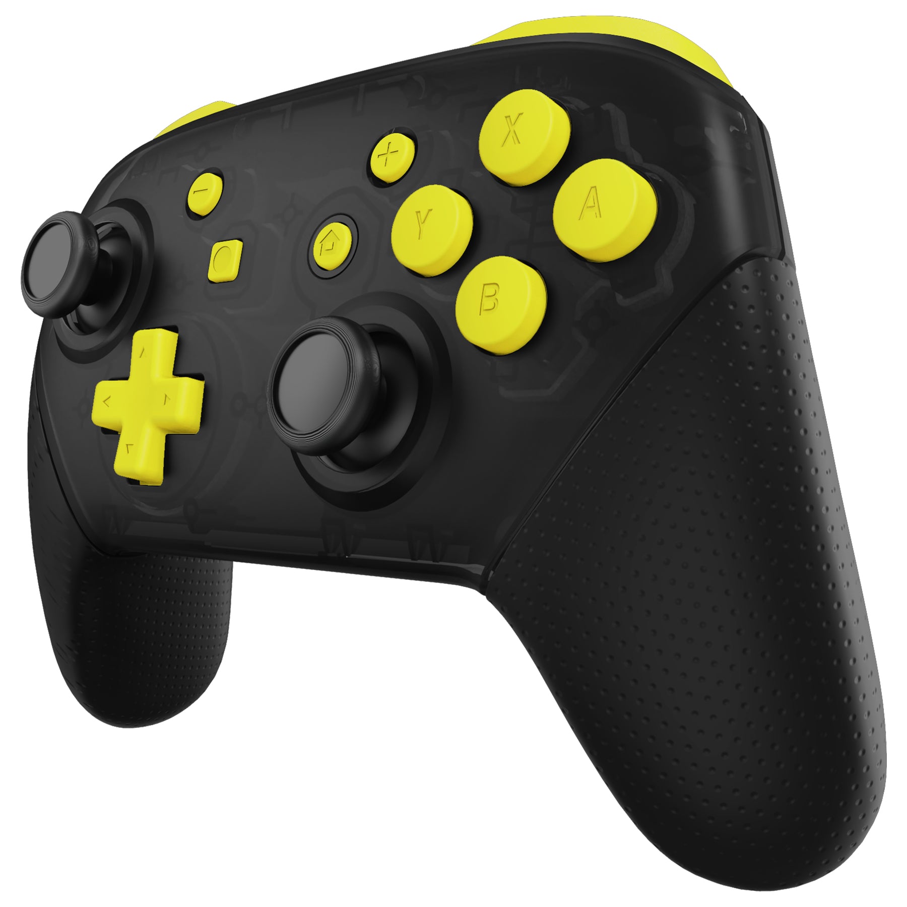 eXtremeRate DIY Replacement Full Set Buttons for Nintendo Switch Pro Controller - Sunflower Yellow | Customize Your Gaming Experience | Perfect for Gaming Enthusiasts & DIY Modders
