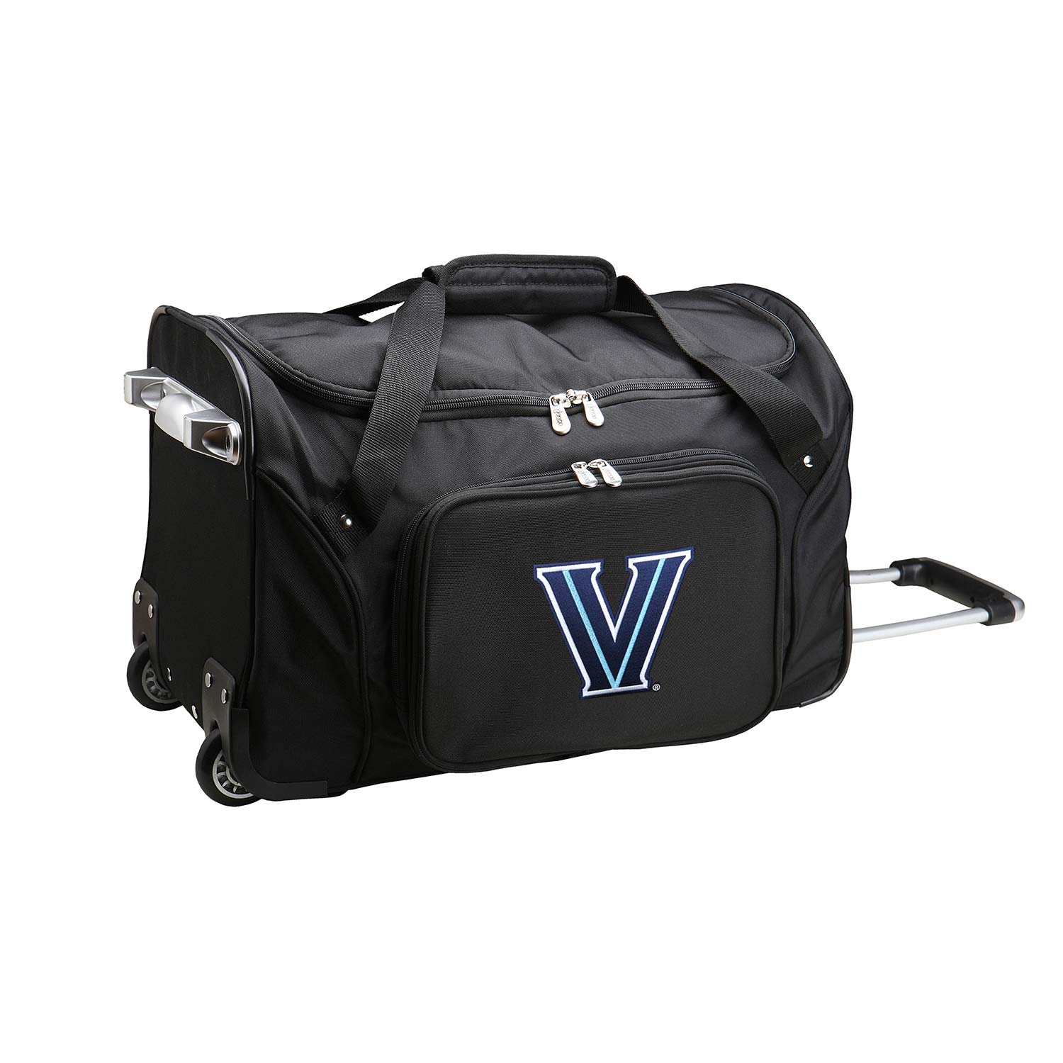 NCAA Wheeled Duffel Bag 22-inch - Large Rolling Sports Travel Bag for College Football, Basketball & Baseball Teams - Perfect for Gym, Weekend Trips & Team Travel Gear