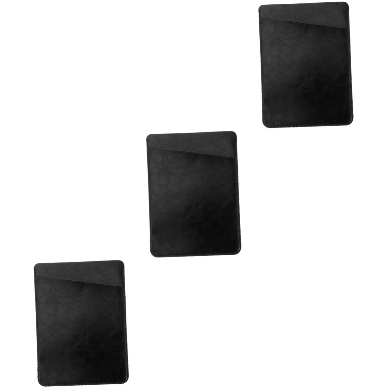 OSALADI 3-Piece Genuine Leather Ebook Cover Case - Universal Fit for Kindle, iPad, Tablets & Laptops - Protective Book Stand with Cable Storage Pouch | Perfect for Reading, Travel & Office Use