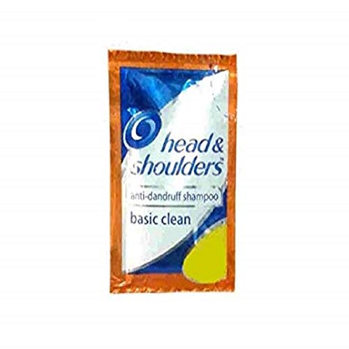 Head & Shoulders Basic Clean Shampoo for Men & Women - 5ml Travel Size (64 Pack) | Anti-Dandruff & Scalp Care | Perfect for Hotels, Gyms & Travel Essentials