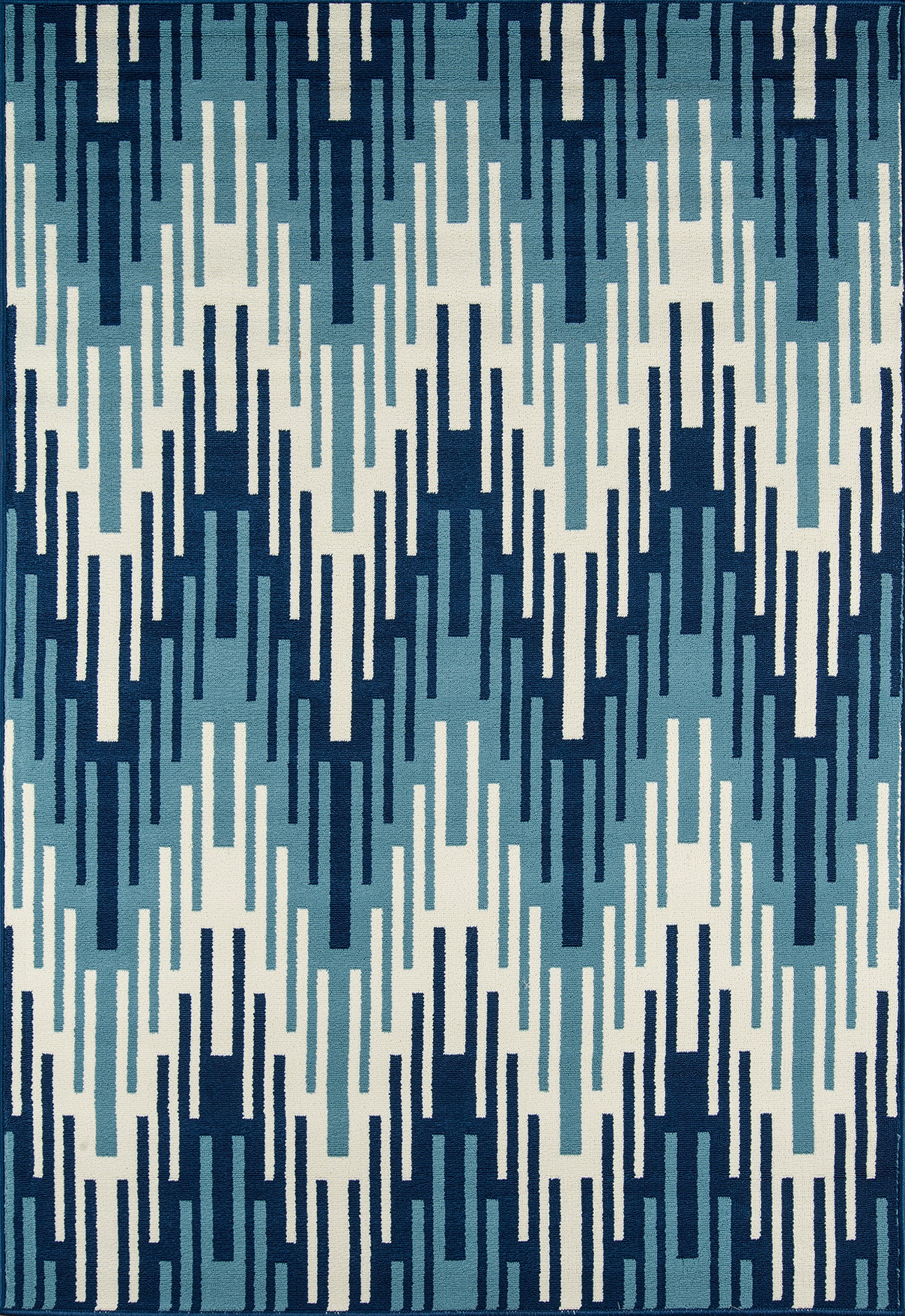 Momeni Baja Collection Contemporary Indoor Outdoor Area Rug - UV Protected, Fade Resistant, Easy to Clean - 7'10